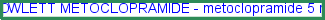 Rowlett metoclopramide